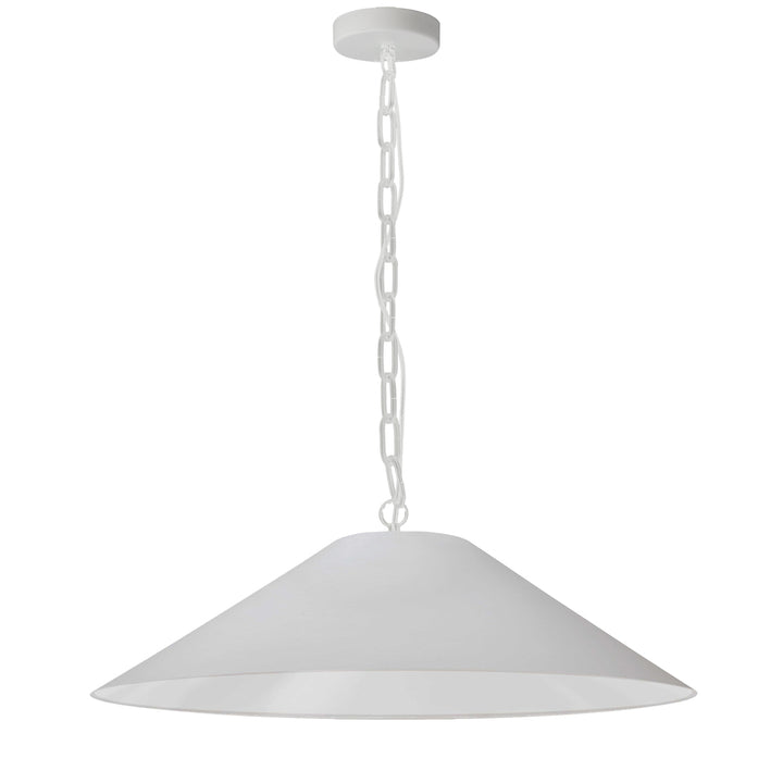 1LT Incandescent Pendant, MW w/ WH Shade
