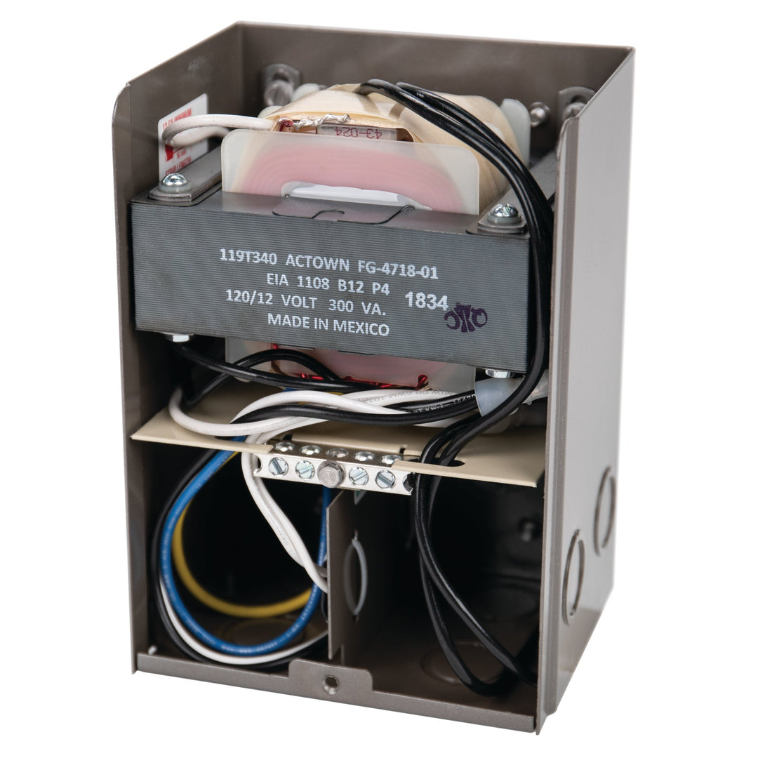 300 W Pool & Spa Safety Transformer, Stainless Steel Enclosure, Input 120V, Output 12,13,14 V