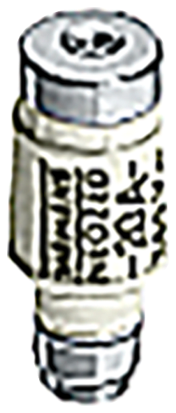 NEOZED FUSE LINK GL, SIZE D01, 16A