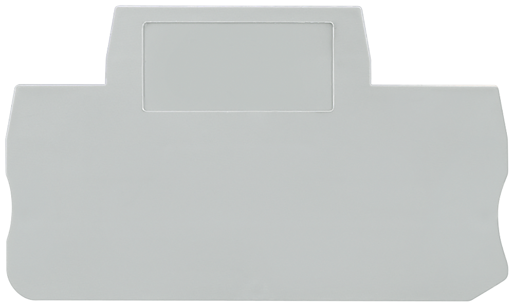 COVER, TERMINAL SIZE 4, GRAY, 2-TIER