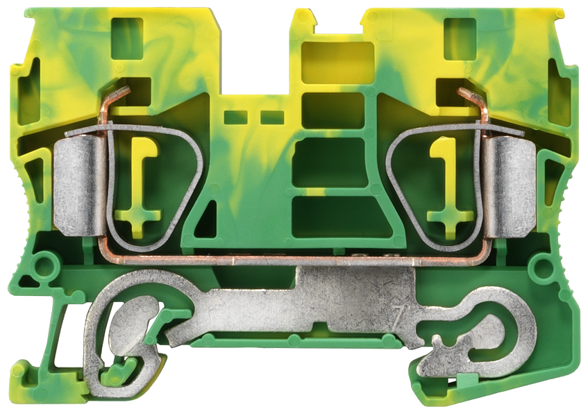 TERM BLOCK,SPRNG LOAD,GROUND,10,GNYE