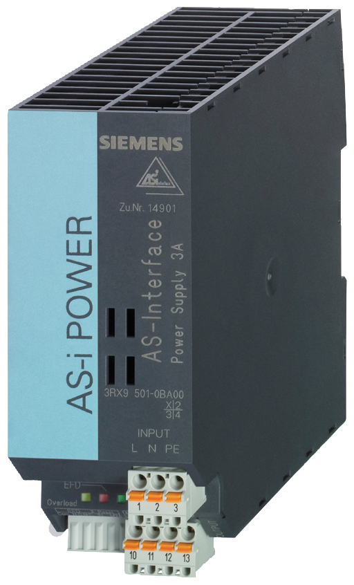 AS-i power supply unit IP20, out: AS-i 30 V DC, 3 A in: 120 V/230 V AC with g...