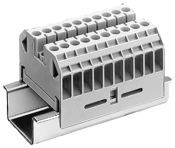 TERM BLK 10P, BEIGE W/O INSCRIP SZ 2.5