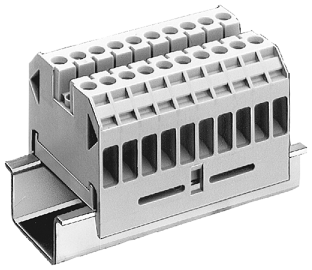 TERM BLK 10P, BEIGE W/O INSCRIP SZ 4