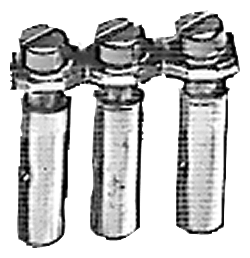 CONNECTING BAR FOR 2 TERMINALS SIZE 4