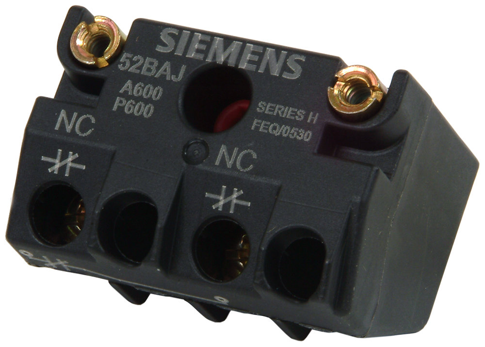 Accessory for CL51, CL52, 30mm Contact Block 1 N.C. Contact Meets IEC Standar...