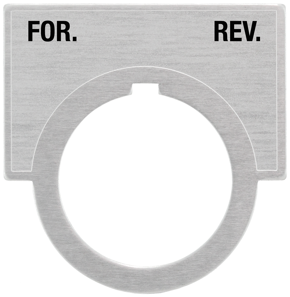 Accessory for Class 51 & 52 Legend Plate, Brushed Aluminum Large (1 1/4" x 2"...