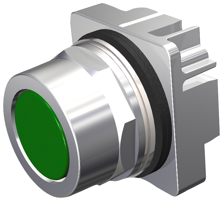 30mm Command/52, Chrome Finish Heavy Duty,Watertight/Oiltight Metal Operator,...