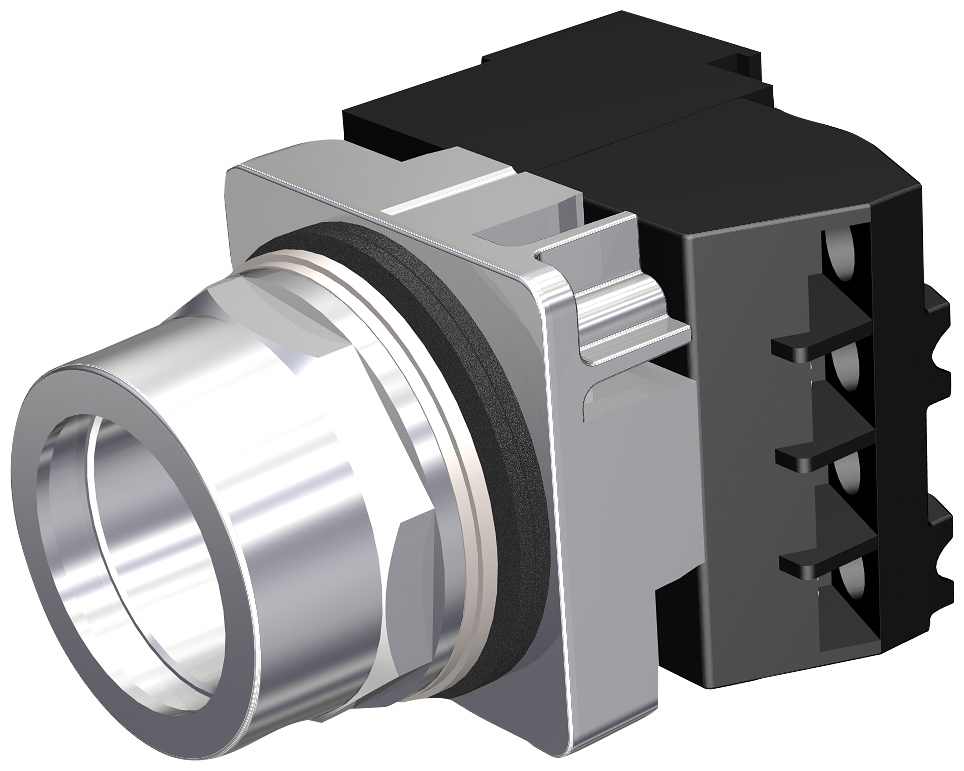 30mm Command/52, Chrome Finish Heavy Duty,Watertight/Oiltight Complete Metal ...