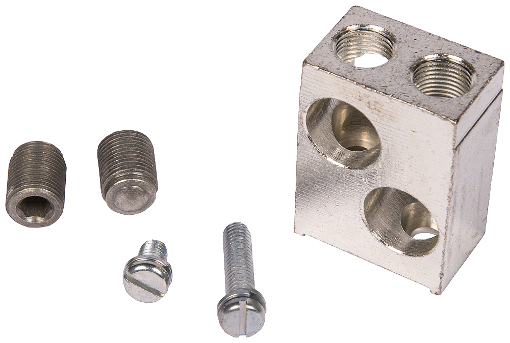 Cu Mech. Lug,200-600A,1-2 CBL/Lug,JD