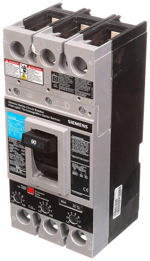 FD,22kA@600V,3P,90A,NO-INT,STD,TM,STD IC