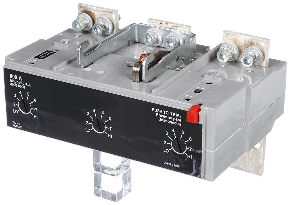 MD MCCB,25kA@600V,3P,800A,INT,40°C TU,TM