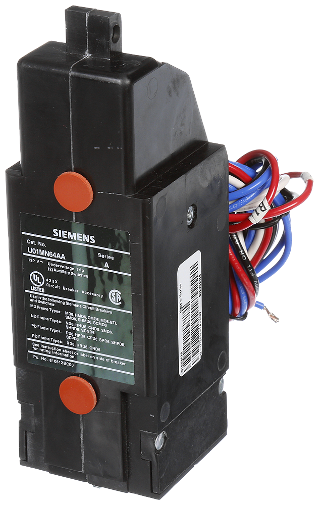 UV/(2) AUX Comb,120V,MD/ND/PD/RD Breaker