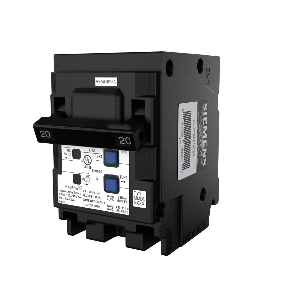 BRKR AFCI 2P 120/240V 20A 10kA