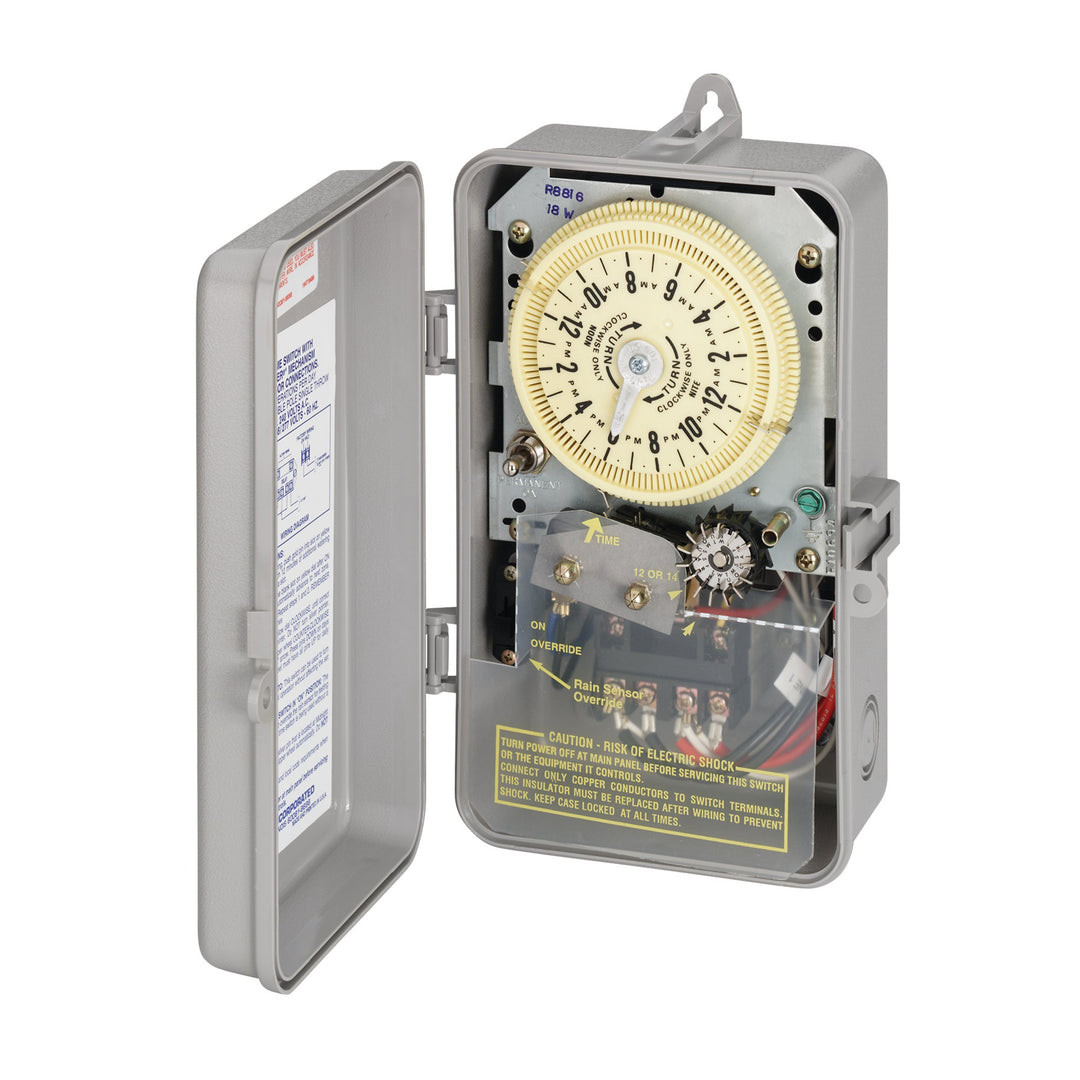 Sprinkler/Irrigation Time Switch with 14-Day Skipper