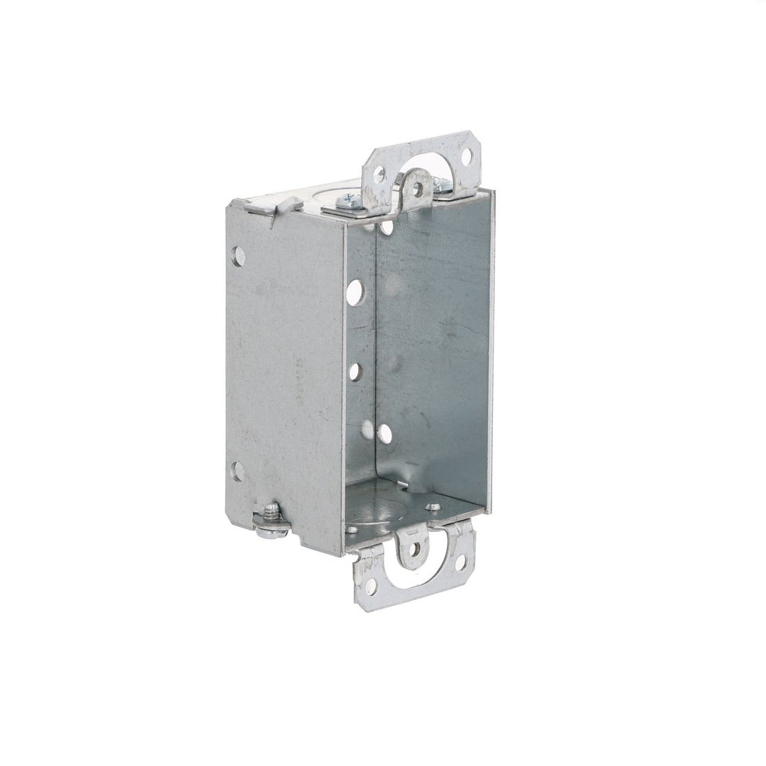 1-1/2IN DEEP SW BOX PLASTER EARS 1/2 KO