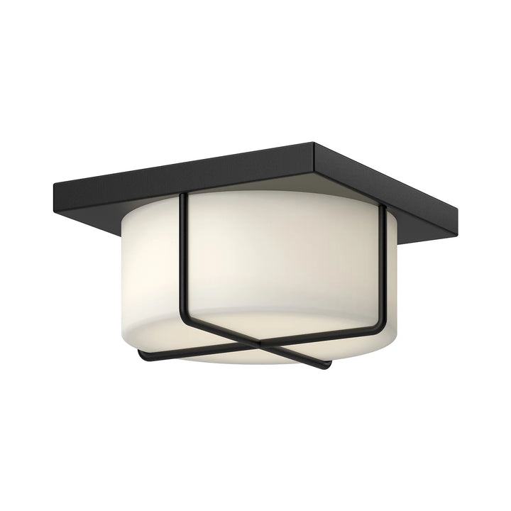 Regalo 10-in Brushed Gold/Opal Glass LED Flush Mount