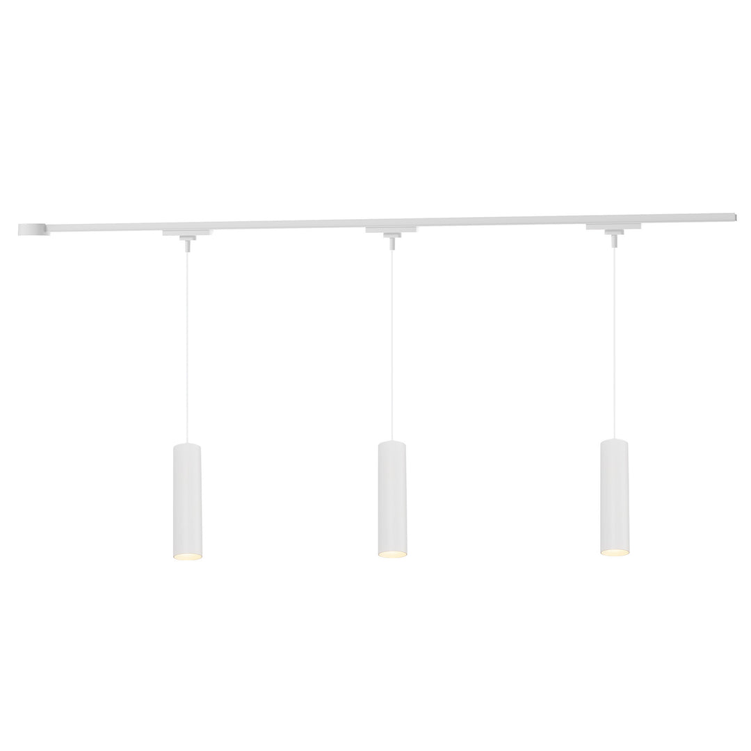 Remuda 81-in White dimmable LED Trilo Ceiling Kit