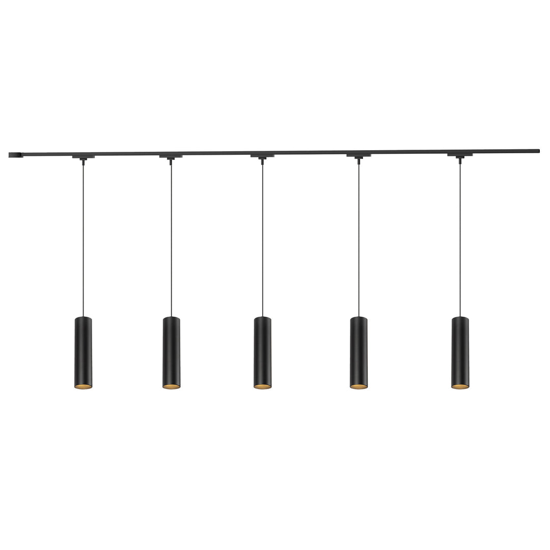 Remuda 81-in Black dimmable LED Trilo Ceiling Kit