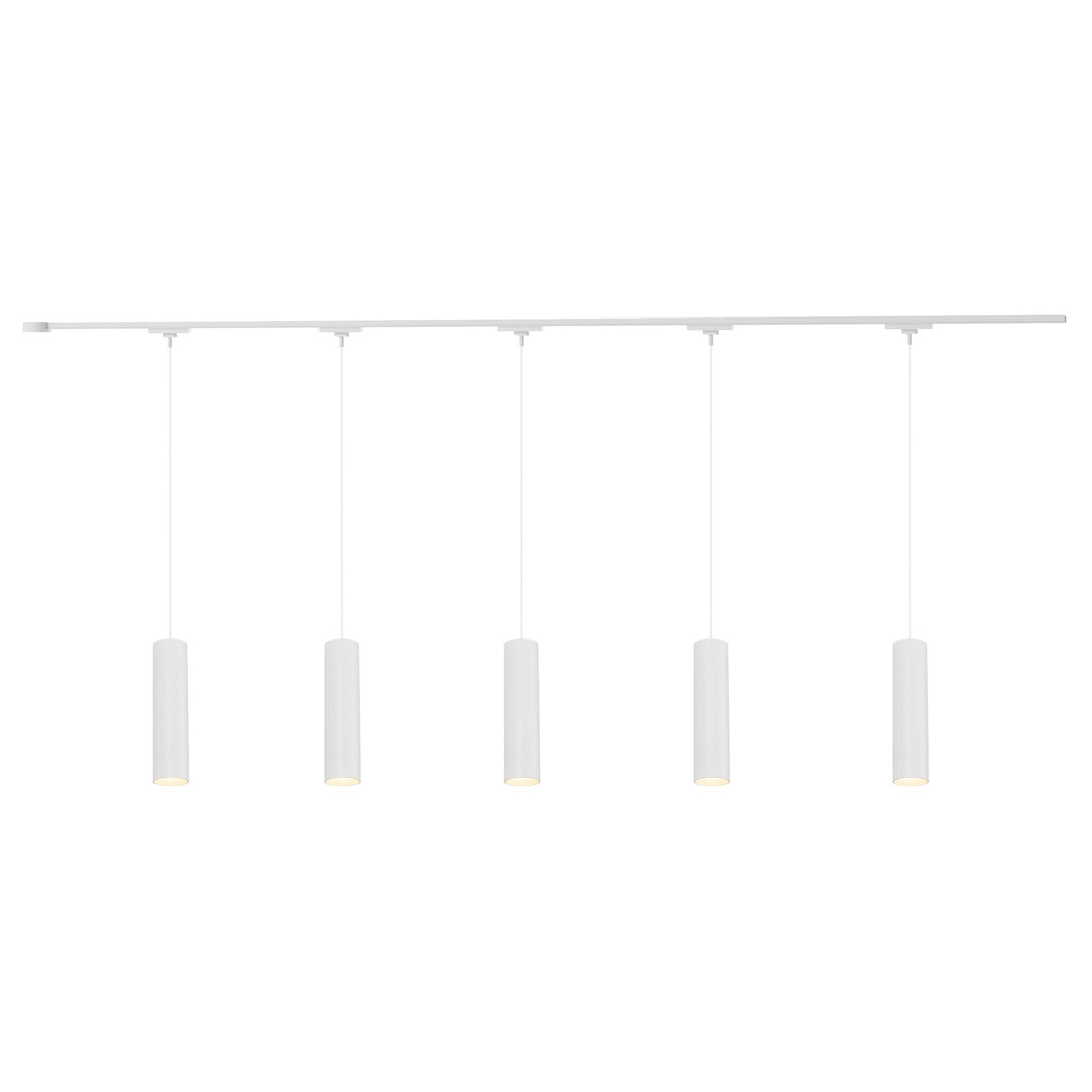 Remuda 81-in White dimmable LED Trilo Ceiling Kit