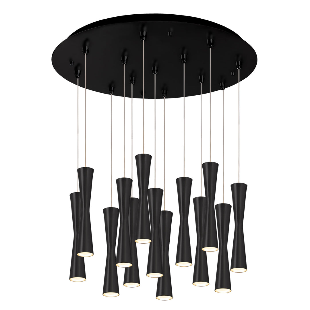 Robson 24-in Black 13-Light Multi Pendant