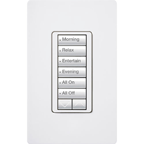 RADIORA2 6BRL WALL KEYPAD WHITE