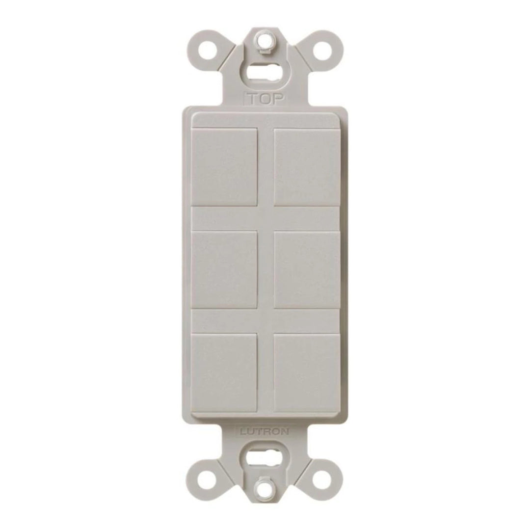 SIX PORT FRAME W/BLANKS SATIN COLOR TP