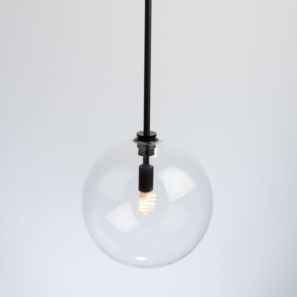 Pinpoint 1 Light Pendant Black