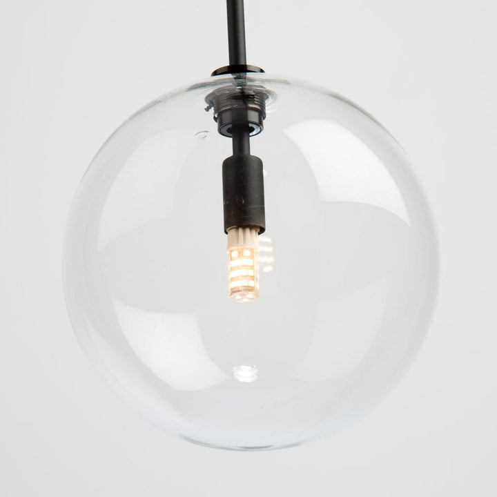 Pinpoint 1 Light Pendant Black