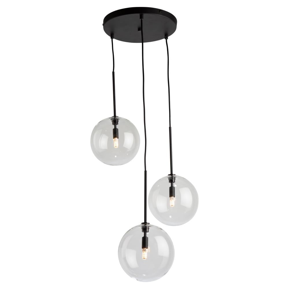 Pinpoint 3 Light Pendant Black