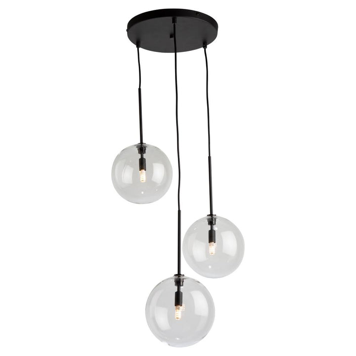 Pinpoint 3 Light Pendant Black
