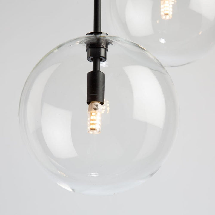 Pinpoint 3 Light Pendant Black