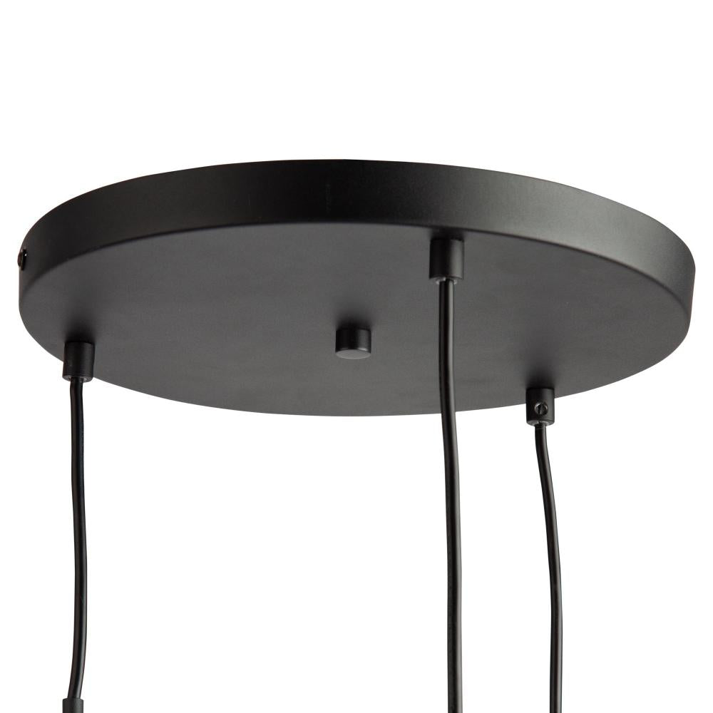 Pinpoint 3 Light Pendant Black