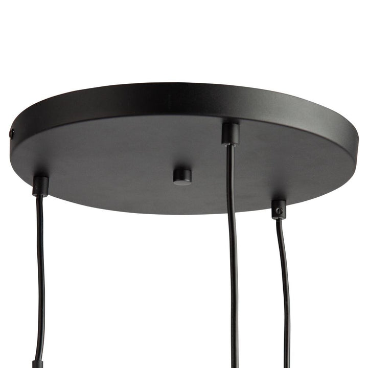 Pinpoint 3 Light Pendant Black