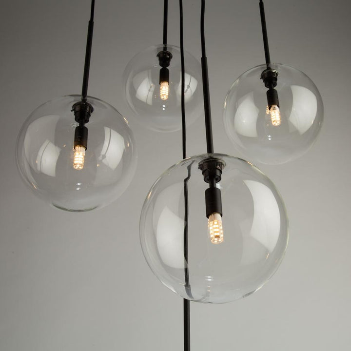 Pinpoint 5 Light Pendant Black