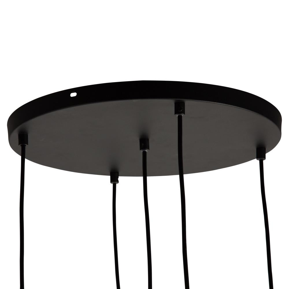 Pinpoint 5 Light Pendant Black