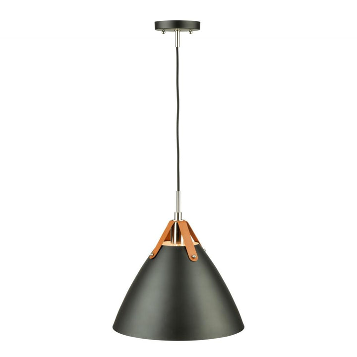 Tote 1 Light Pendant Black