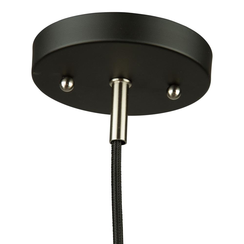 Tote 1 Light Pendant Black