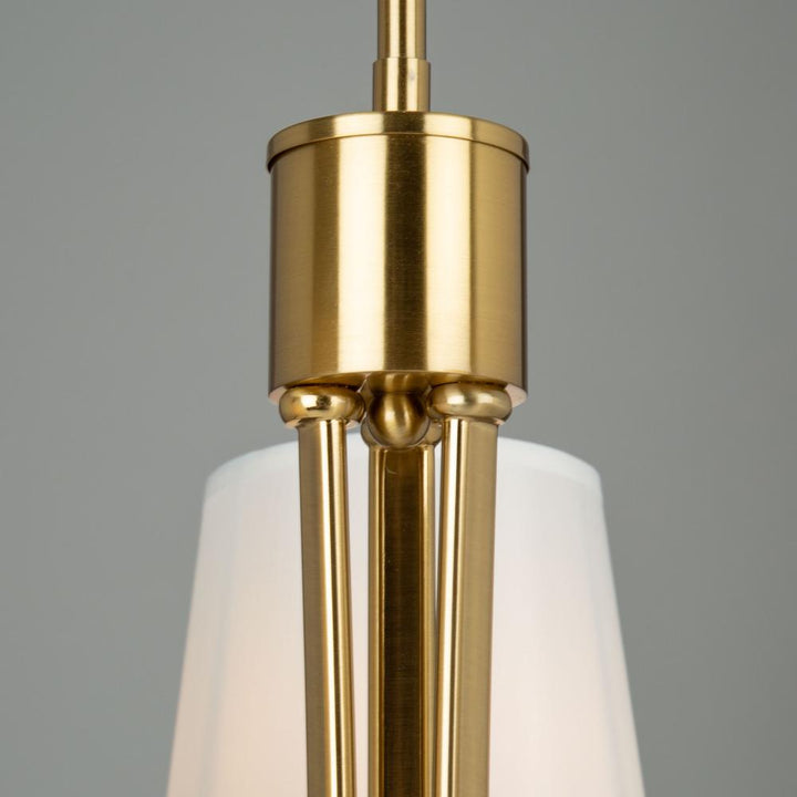 Rhythm 3 Light Chandelier Brushed Gold