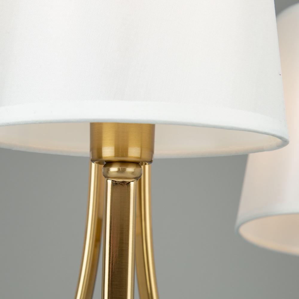 Rhythm 3 Light Chandelier Brushed Gold