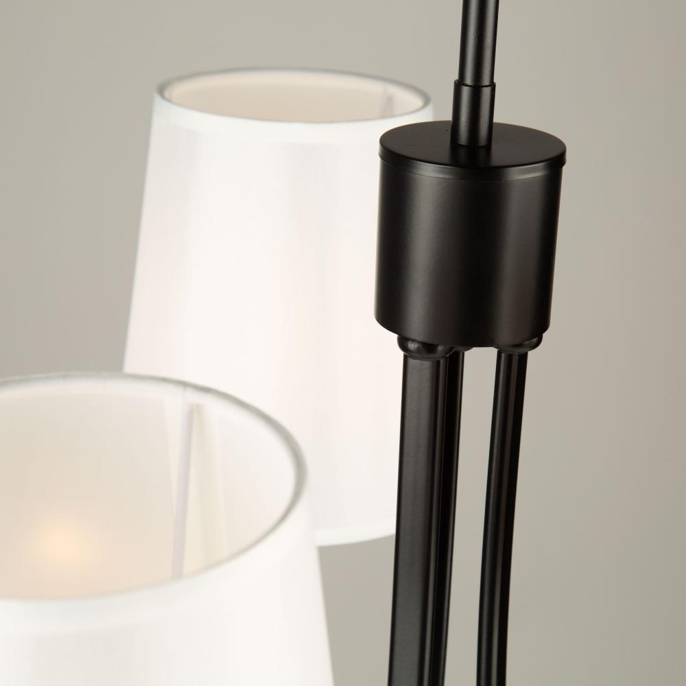 Rhythm 3 Light Chandelier Black