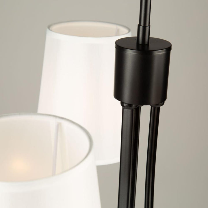 Rhythm 3 Light Chandelier Black