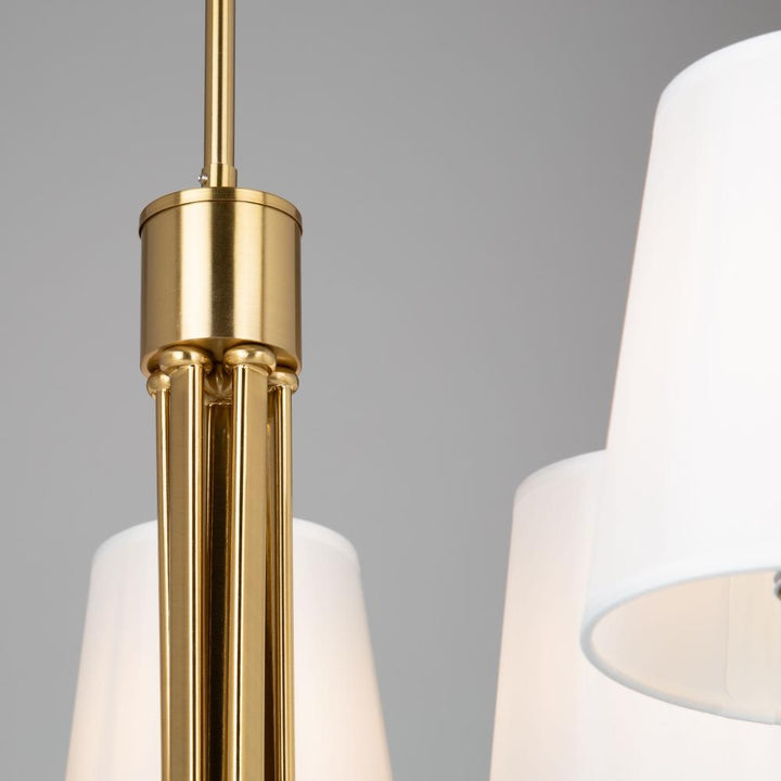 Rhythm 5 Light Chandelier Brushed Gold