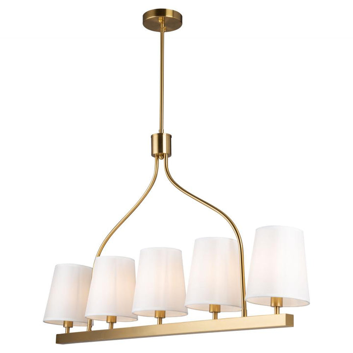 Rhythm 5 Light Island Brushed Gold