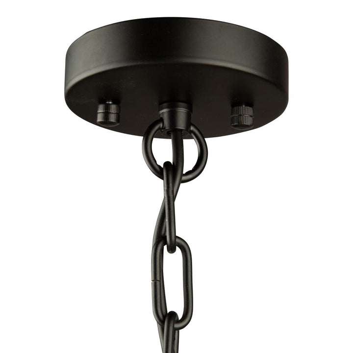 Coco 3 Light Chandelier Black and Gold