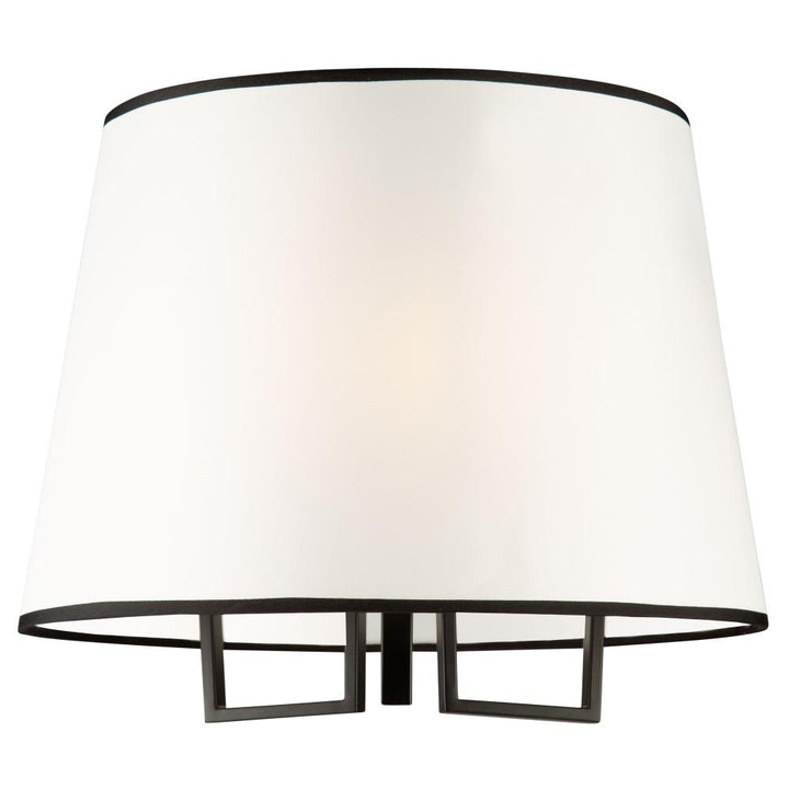 Coco 3 Light Semi-Flush Mount Black and Gold
