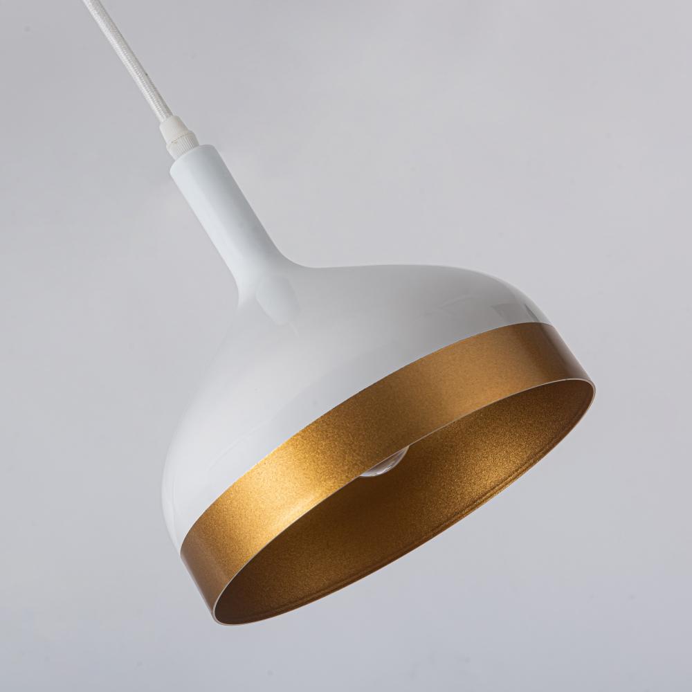 Dash Collection 4-Light Island Light, White & Gold