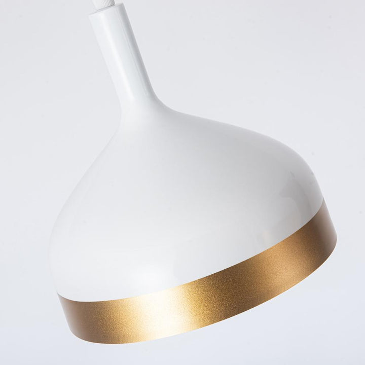 Dash Collection 4-Light Island Light, White & Gold