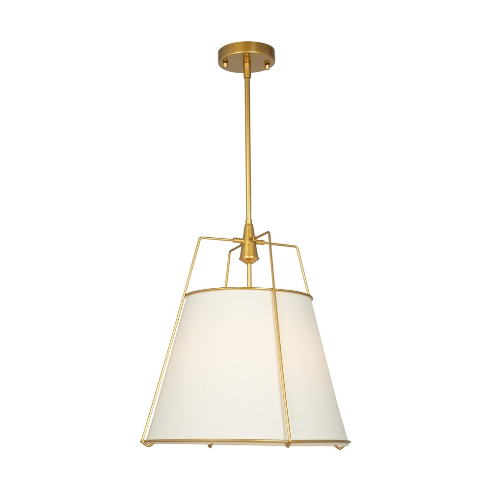 Pullman Collection 3-Light Pendant Brass