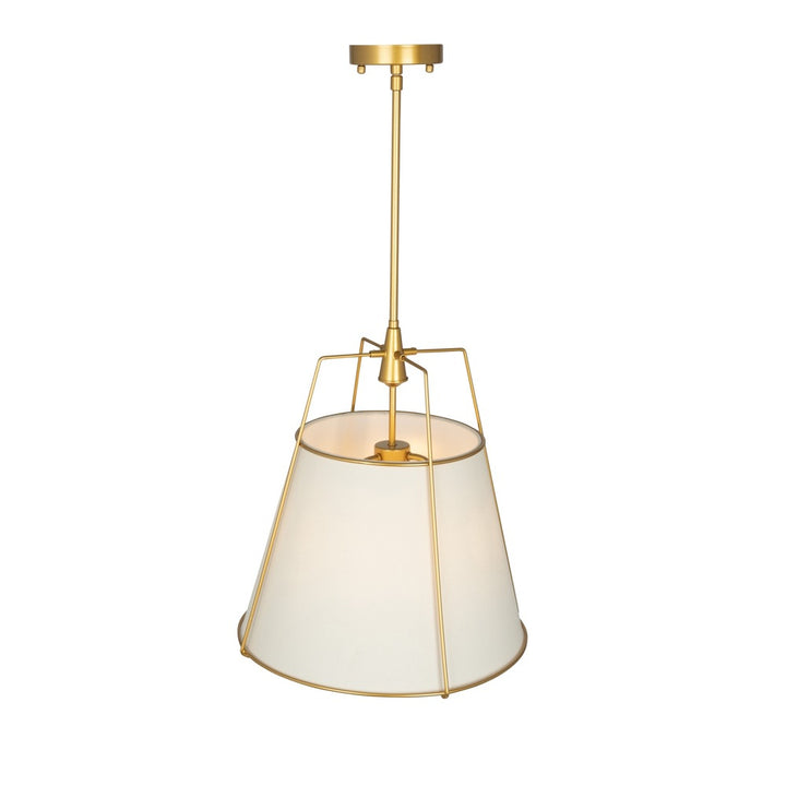 Pullman Collection 3-Light Pendant Brass